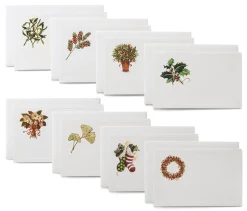 Kleine Weihnachtskarten floral