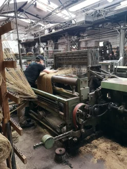 Kokosteppich Fischgrat