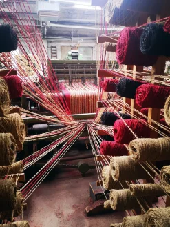 Kokosteppich Panamabindung