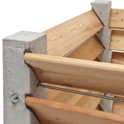 Kompostkiste Beton / Kiefernholz