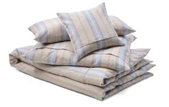 Kopfkissenbezug Leinen gestreift