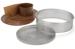 Käsekuchenform Edelstahl perforiert