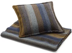 Lammwolldecke Naturtöne Fri