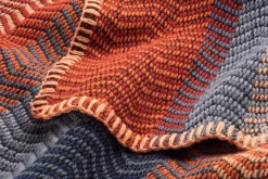 Lammwolldecke Naturtöne Fri