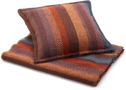 Lammwolldecke Naturtöne Fri