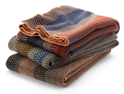 Lammwolldecke Naturtöne Fri