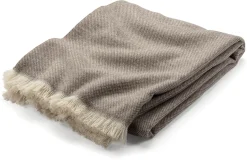 Lammwolldecke Panamabindung