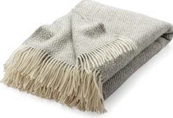 Lammwolldecke Zickzack-Streifen Kattefot