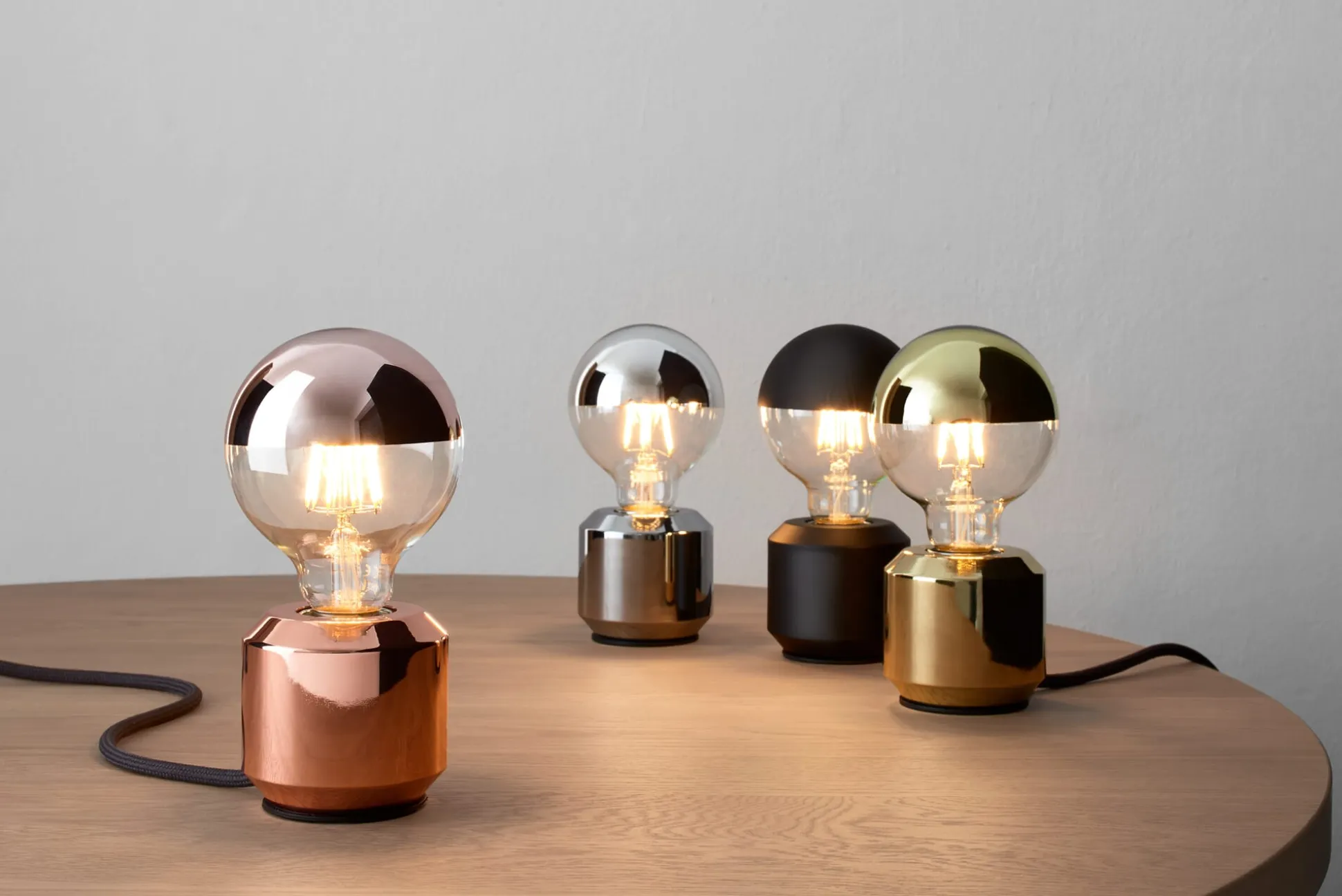 LED-Kopfspiegellampe Globe, Chrom