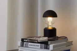 LED-Kopfspiegellampe Globe, Schwarz