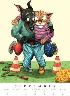 Leonard Erlbruchs Kinderzimmerkalender 2026