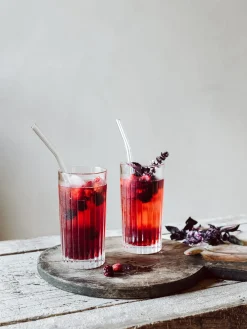 Longdrinkglas gerippt