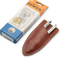 Löwe Ambossschere klein mit Lederholster