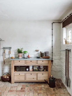 Manufactum Gartenanrichte Eichenholz