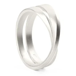 Möbius-Ring Silber