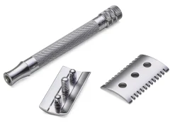 Merkur Rasierhobel Gradschnitt Zahnkamm