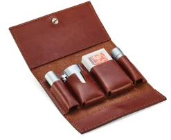 Merkur Reiserasiereretui Rindleder