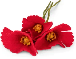 Mohnblumen Filz