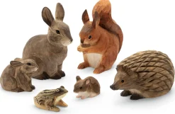 Moorfrosch Lindenholz handgeschnitzt