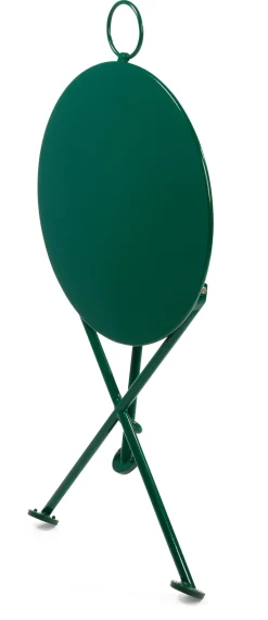 Niedriger Balkonklapptisch Stahl rund