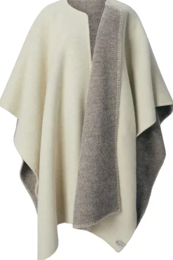 Norwegischer Poncho Lammwolle