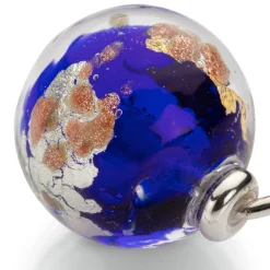 Ohrhänger Muranoglas Kobalt