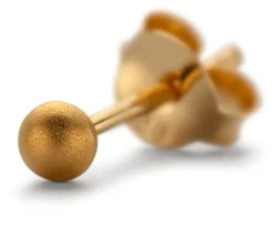 Ohrstecker Satin-Ball