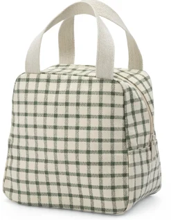 Organizer kariert, naturweiß-grün
