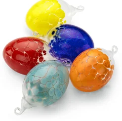 Ostereier Glasgranulat mundgeblasen