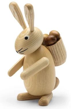 Osterhase groß Eschenholz