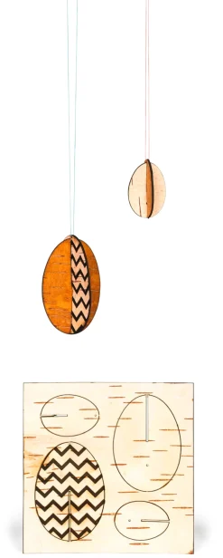 Osterschmuck Birkenrinde