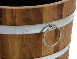 Pflanzkübel Eichenholz