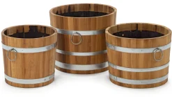 Pflanzkübel Eichenholz