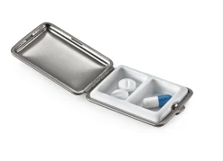 Pillendose Stahlblech