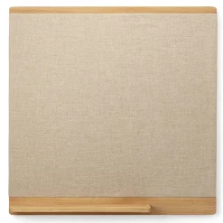 Pinnwand Eichenholz und Leinen