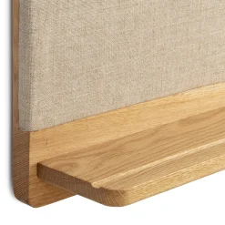Pinnwand Eichenholz und Leinen