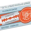 Rasierklingen Edelstahl Platin