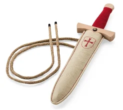 Ritterdolch mit Filzscheide Kreuzritter