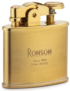 Ronson Benzinfeuerzeug Messing
