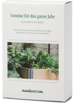 Saatgut Gemüse anbauen im Hochbeet – für das ganze Jahr