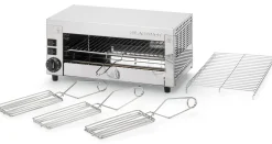 Salamander Edelstahl mit Aufwärmgitter