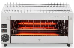 Salamander Edelstahl mit Aufwärmgitter