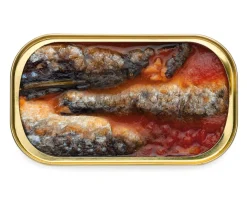 Sardinen in scharfer Tomatensauce