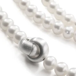 Sautoir-Kette Süßwasserperlen