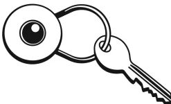 Schlüsselanhänger Orbit