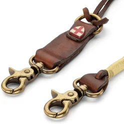 Schlüsselanhänger Rindleder Braun