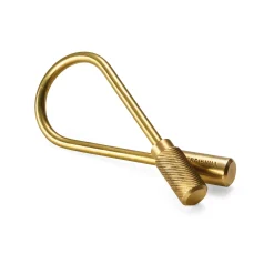 Schlüsselring Helix Messing