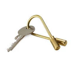 Schlüsselring Helix Messing