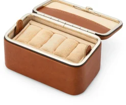 Schmucketui Rindleder, cognac