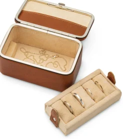 Schmucketui Rindleder, cognac